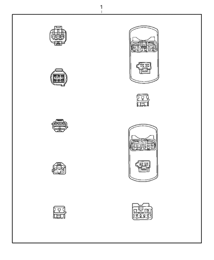 2006 Chrysler Crossfire Terminal Diagram for 5102935AA