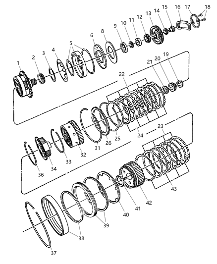 2002 Dodge Dakota Screw, W/Washer Piston Retainer, M5X0.8X11 Diagram for 6501819