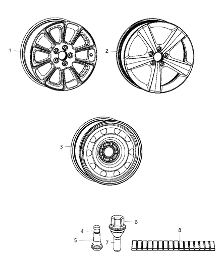 Screw Hexagon Head Diagram for 6509933AA