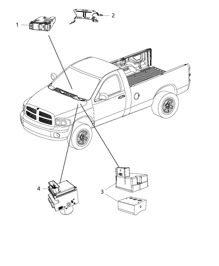 2013 Ram 5500 Module Trailer Tow Diagram for 68092732AD