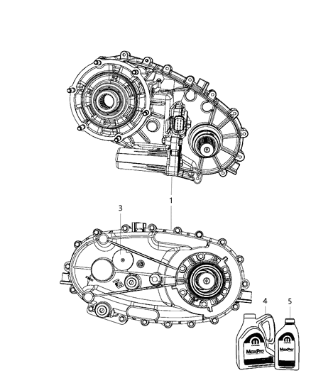 Transfer Case Nvg273 See Note Diagram for RL123025AB