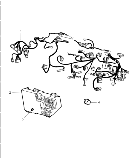 1994 Chrysler Town & Country Flasher, Hazard (Combination) , 1993-95 Diagram for 4760060