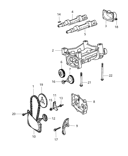 2012 Dodge Charger Stud M6X1.00X40.00 Diagram for 6505188AA
