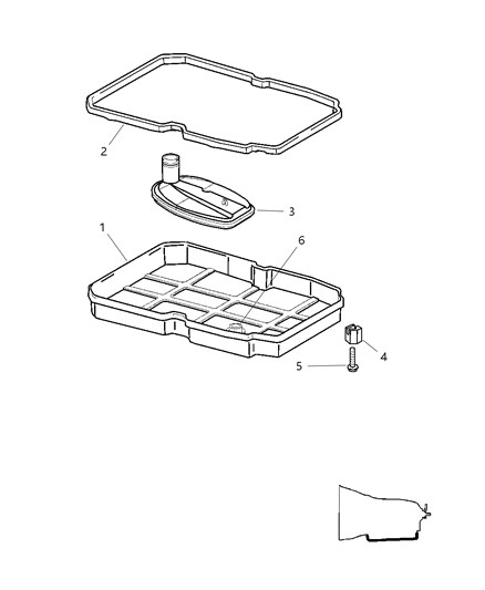 2022 Jeep Grand Cherokee L Gasket Diagram for 52108332AB