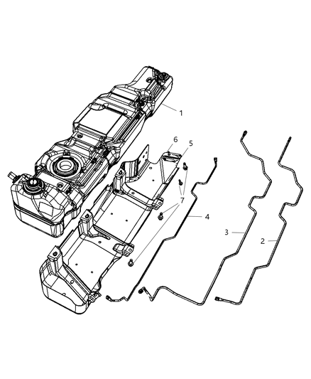 Tank Fuel Diagram for 52059729AF