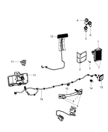 Screw Pan Head M4.2X1.41X30 Diagram for 6510248AA