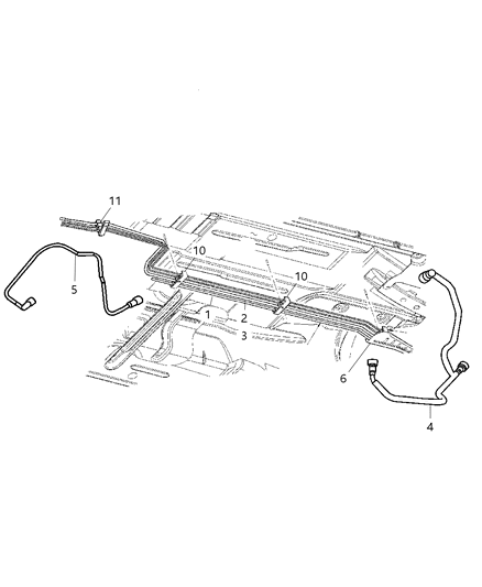Tube Fuel Supply Diagram for 4578197AC