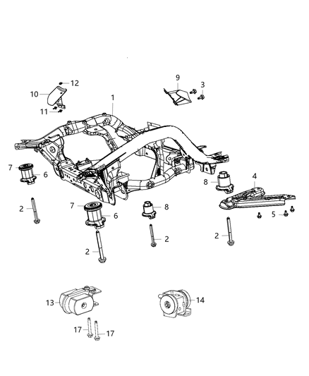 Trough Drip Diagram for 5038676AB