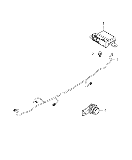 2001 Chrysler Prowler Wiring Rear Fascia Diagram for 68255506AA