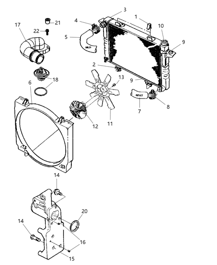 2004 Chrysler Crossfire Seal, Rectangular, Housing Diagram for 4761291