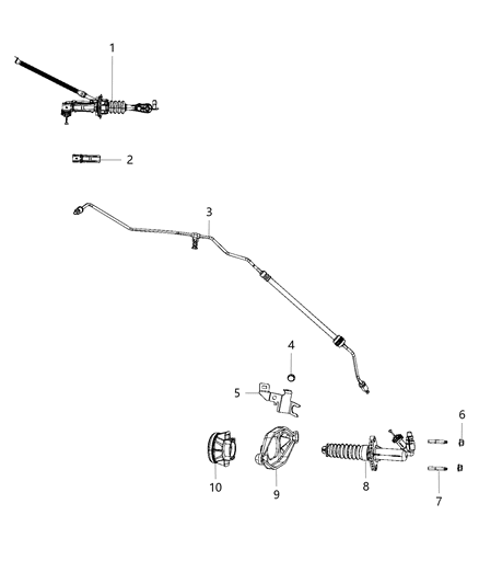 Bearing Clutch Release Diagram for 5106244AC