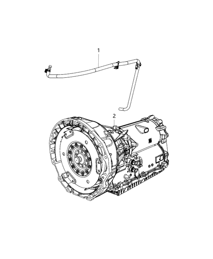 2007 Jeep Liberty Vent Transmission Diagram for 4627885AA