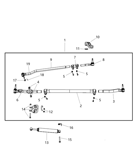 2000 Dodge Stratus Bolt And Washer Hexagon Head M8X1.25X16.00, Rear Diagram for 6104241AA