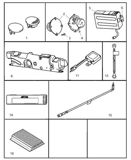 2014 Dodge Durango Strap Ground Diagram for 4469334AC