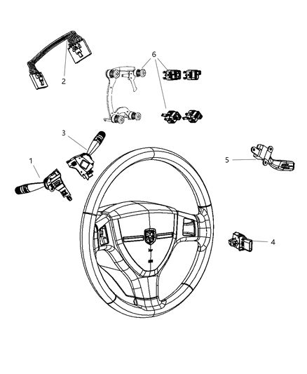 1985 Jeep J10 Switch Wiper Diagram for 68003214AC