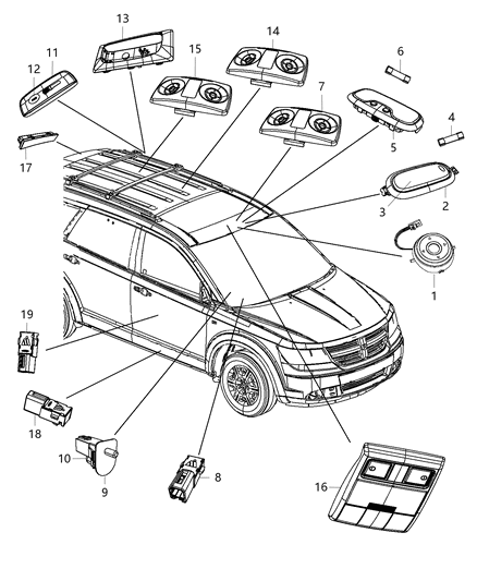 Lamp Reading Diagram for 1WZ95HDAAB