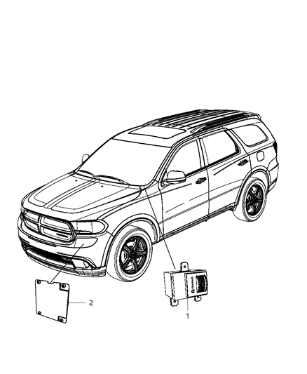 2003 Dodge Caravan Module Lighting Control Diagram for 4602891AC