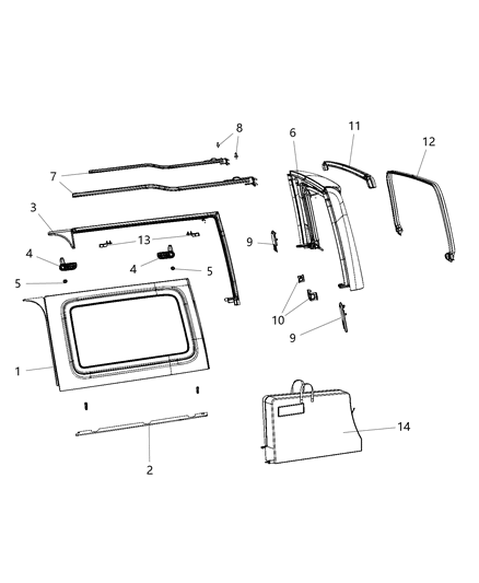 Bolt Shoulder Diagram for 68368995AA