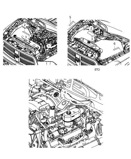 Label Vehicle Emission Control Information Diagram for 68366348AA