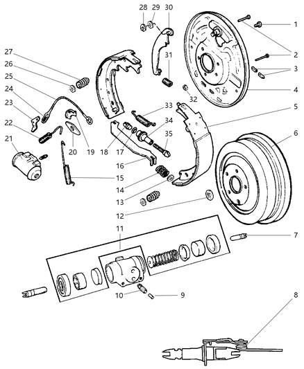Screw And Washer Diagram for 6031635