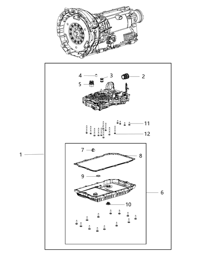 2019 Ram 3500 Tube Oil Feed Diagram for 52854752AA