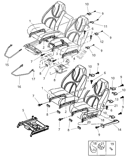 1992 Dodge Caravan Nut Push On M6 Diagram for 4883539AA