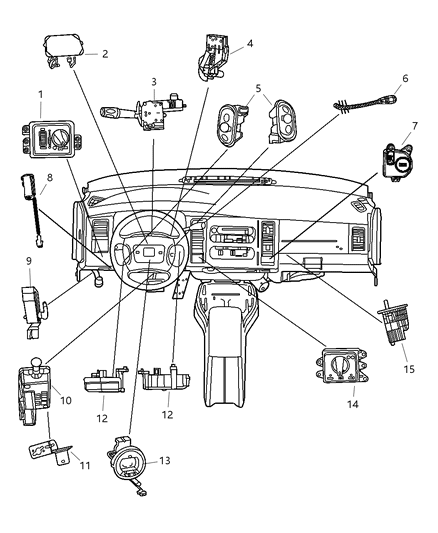 Clockspring Diagram for 56045403AD