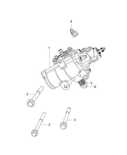 2015 Ram 5500 Clamp Tube Retaining Diagram for 5073938AB