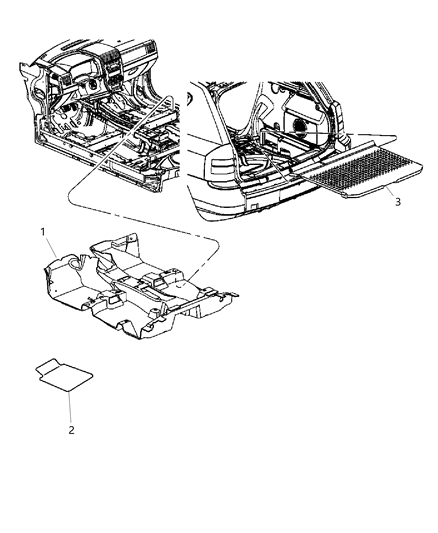 Mat Kit Floor Diagram for 1MF771DVAD