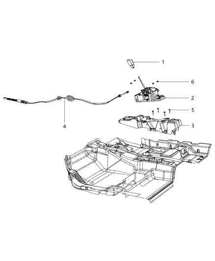 2002 Chrysler Town & Country Bracket Console Diagram for 4680676AC