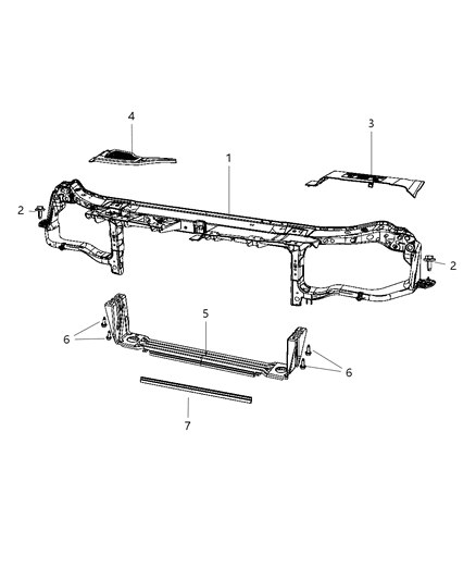 Screw And Washer Hexagon Head M8X1.25X25.00 Diagram for 6507734AA
