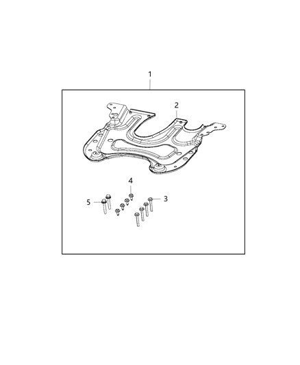 Skid Plate Power Steering Diagram for 82214109