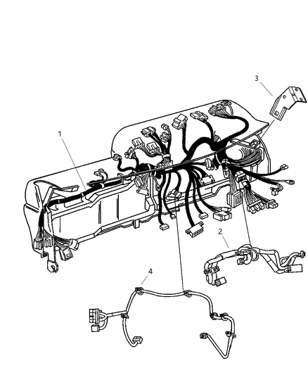 2006 Dodge Ram 1500 Wiring Receiver Diagram for 56043305AD