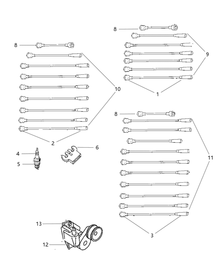 Spark Plug Diagram for SP0RC12LC4