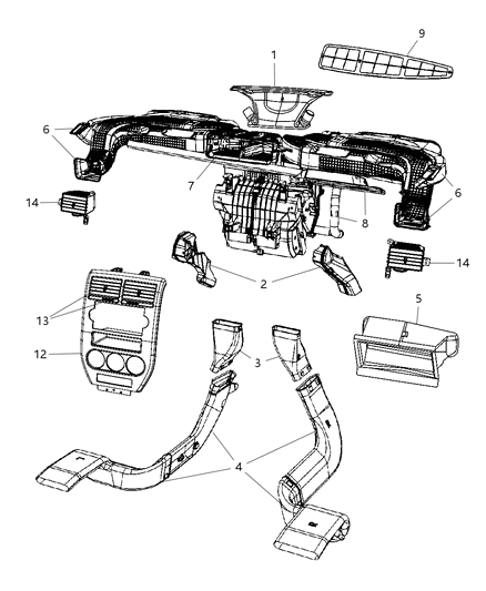 Duct Diagram for 5058380AA