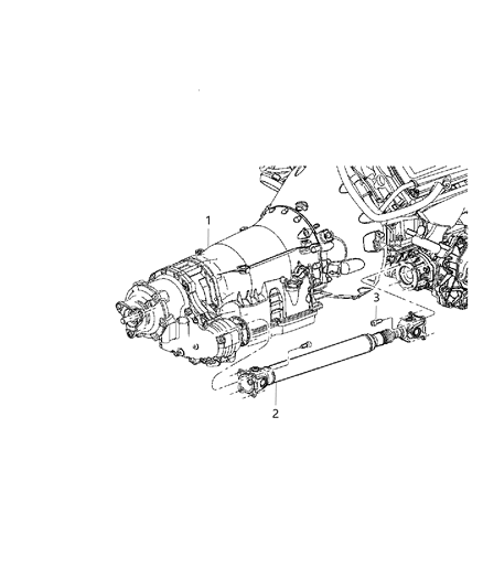 2008 Dodge Ram 2500 Shaft Drive Front Diagram for 68200149AD