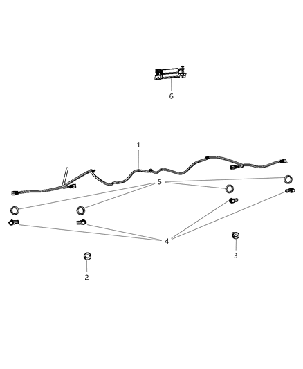 Module Parking Assist Diagram for 56038941AA