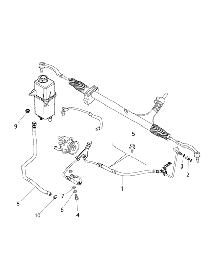 Screw And Washer M5X0.8X20 Diagram for 6107103AA