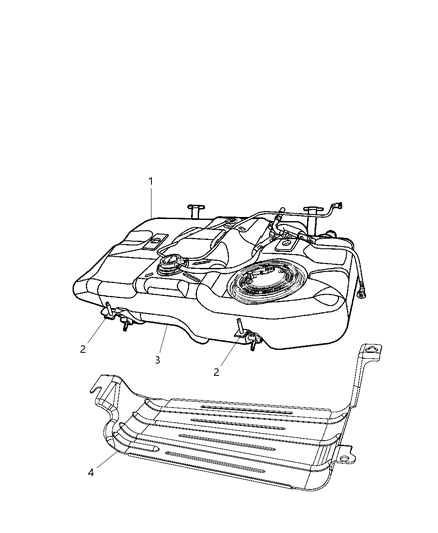 Tank Fuel Diagram for 5105136AD