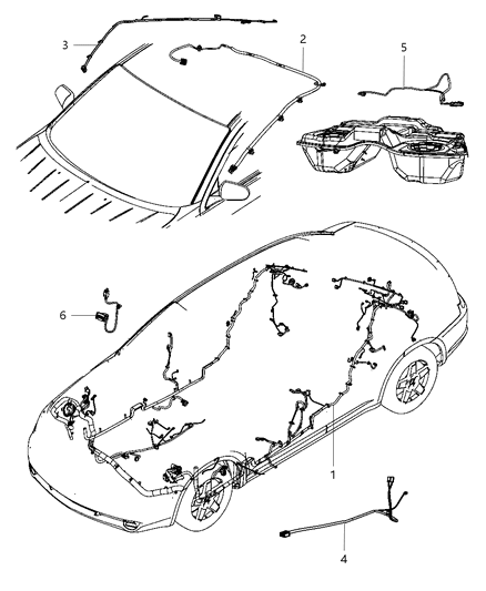 Wiring Mirror Jumper Diagram for 5084569AD