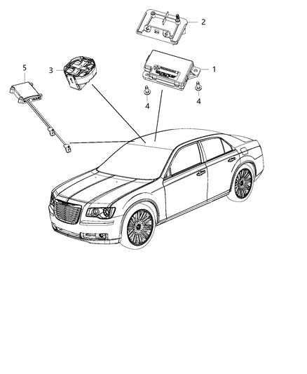 Module Compass Diagram for 4671918AJ