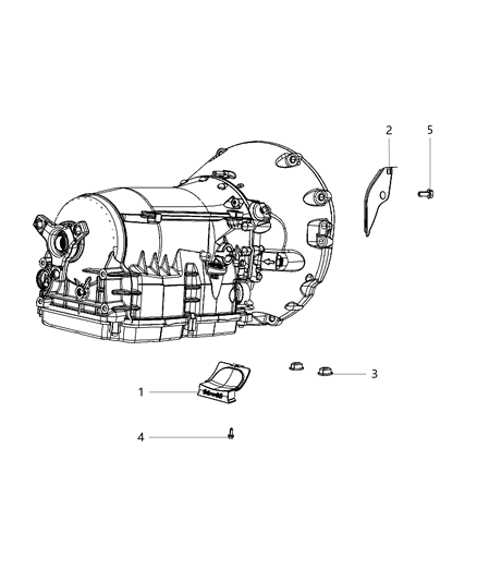 Cover Transmission Dust Diagram for 53034177AB