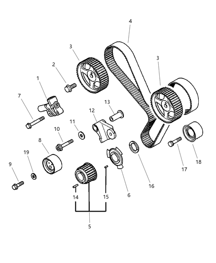 2024 Chrysler Pacifica Pin, Spring Type 1993 Diagram for MF472503