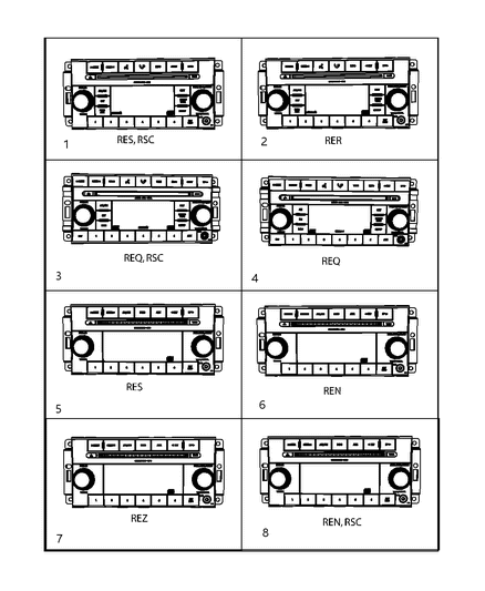 2002 Chrysler Concorde Radio Am/Fm/6 DVD Diagram for 5064940AC