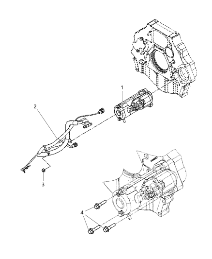 1999 Chrysler LHS Wiring Battery Positive Diagram for 68027420AA