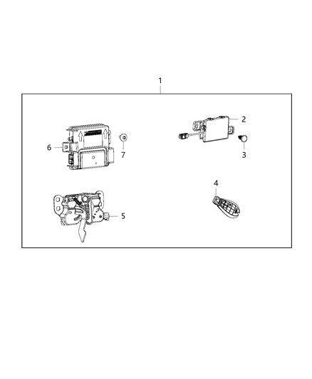 1993 Dodge Stealth Receiver Hub Diagram for 68245482AD
