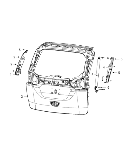 2009 Dodge Durango Sensor Pinch Diagram for 68230344AC