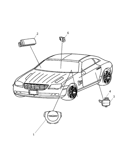 2002 Dodge Durango Air Bag Driver, Driver Side Diagram for 1EE14BWNAA