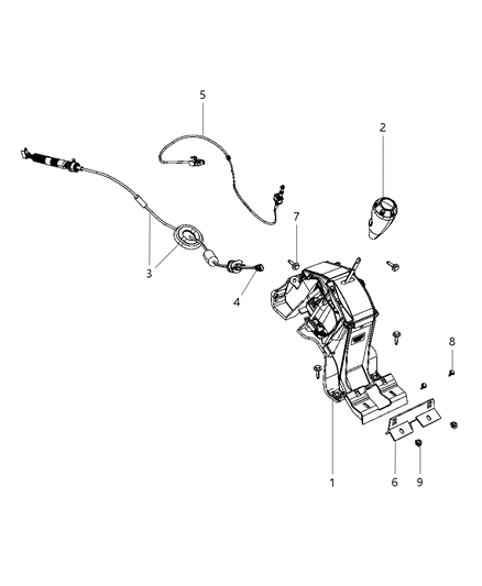 2002 Jeep Grand Cherokee Cable Ignition Interlock Diagram for 5273294AF