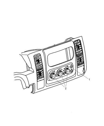 Dash Control Unit Diagram for 55055906AI